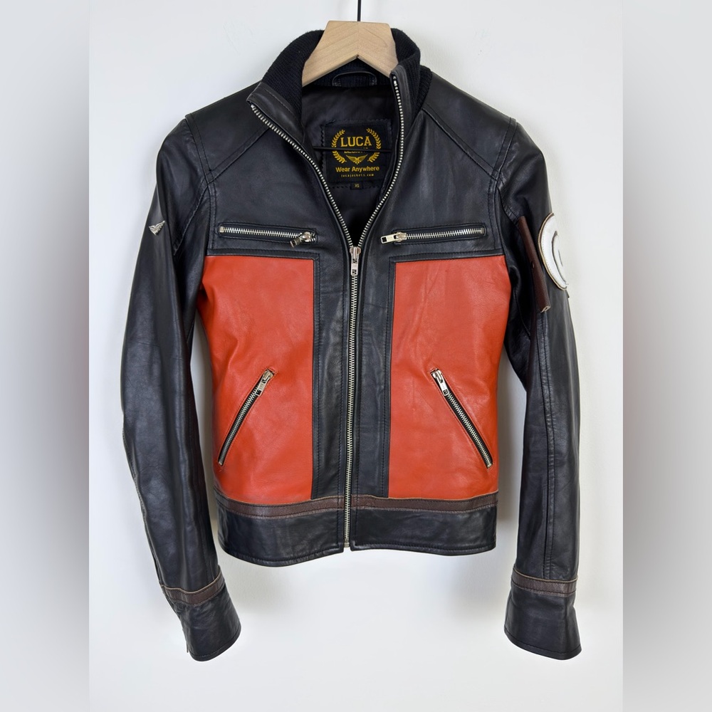 Luca Designs Naruto Shippuden Uzumaki Real Leather Jacket XS - Picture 3 of 13